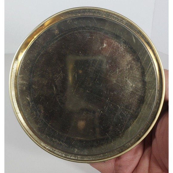 Vintage Wood Grain Tea Cookie Candy Tin Can Container Made in England - Picture 11 of 15